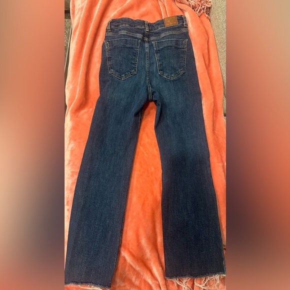 ZARA ANKLE CROPPED Women's Blue Jeans - Picture 5 of 6